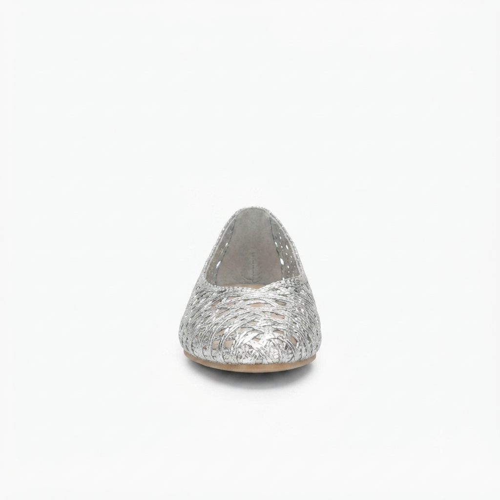 Natural Woven Ballet Flats