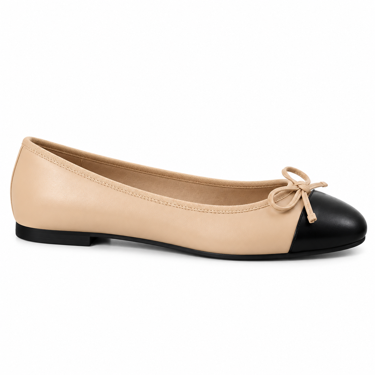 Women’s Ballet Flats with Elegant Bow Detail