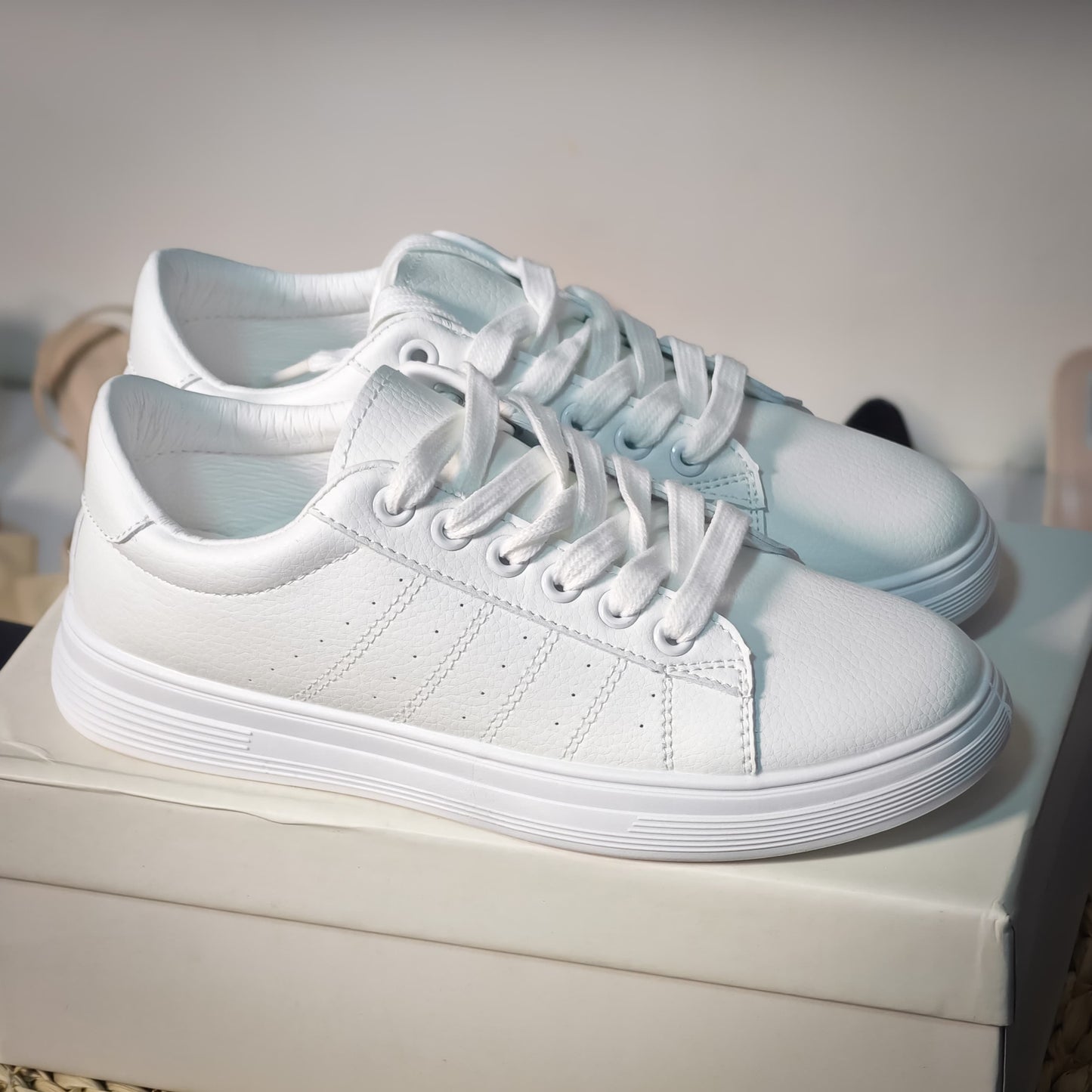 TOONICE womens white shoes rubber running for women sports sneakers...