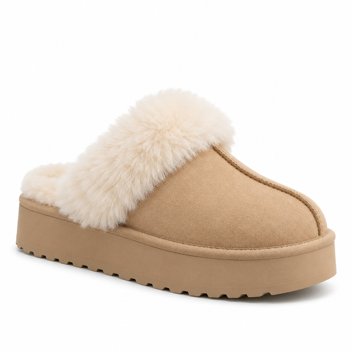 Ugg Faux Fur Platform Mules