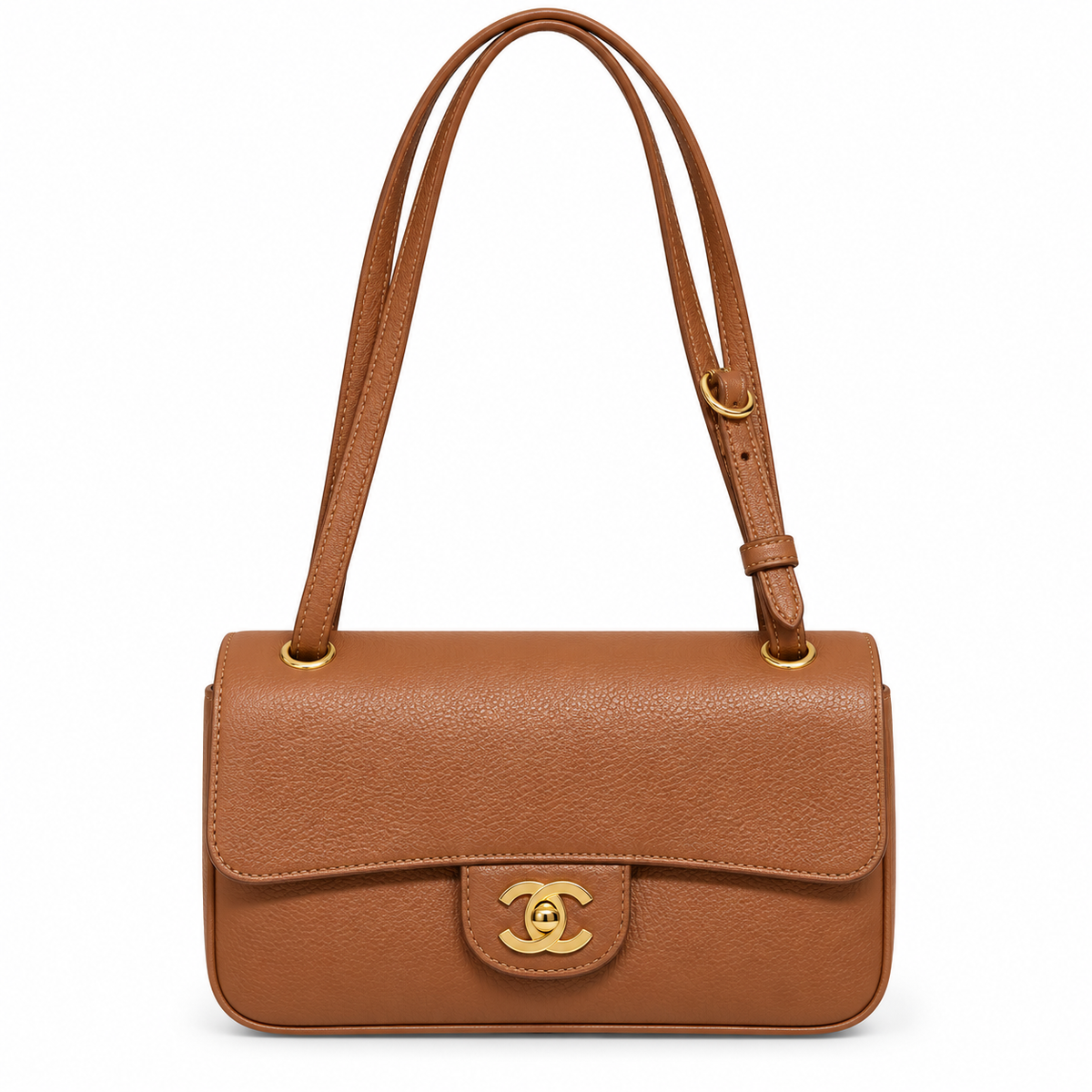 Grained Calfskin Small Souplissimo