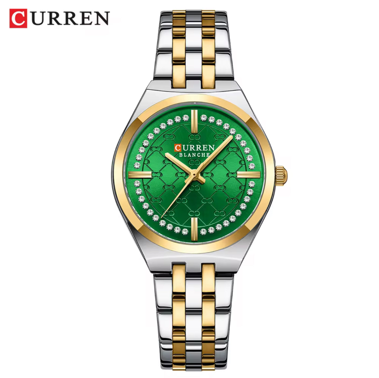Curren 9096 Elegant Chinese Woman Quartz Watch Exclusive Steel Strap Waterproofing Simple Casual Relogio