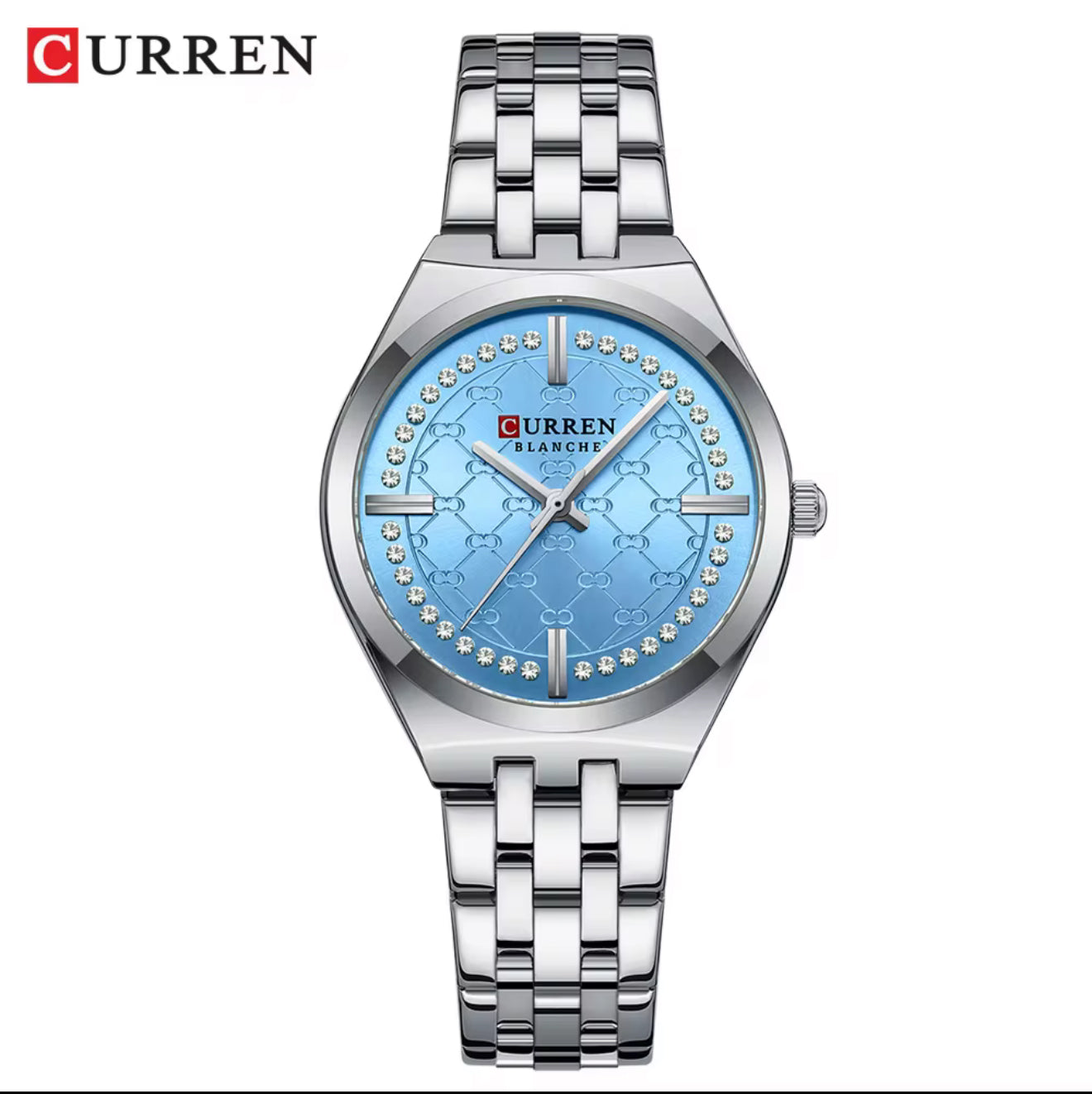 Curren 9096 Elegant Chinese Woman Quartz Watch Exclusive Steel Strap Waterproofing Simple Casual Relogio