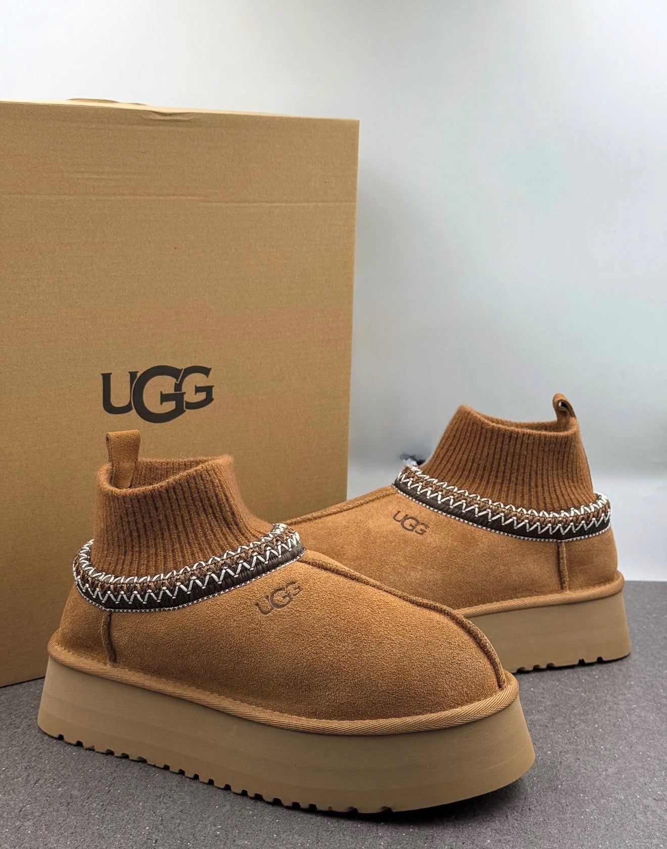 Ugg Sydney Knit Platform Slipper