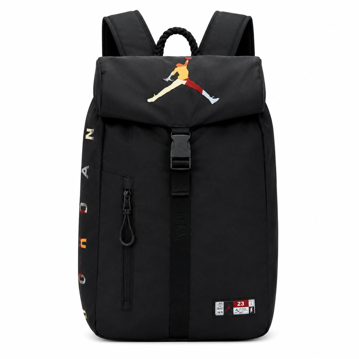 Jordan Black Rolltop Backpack –