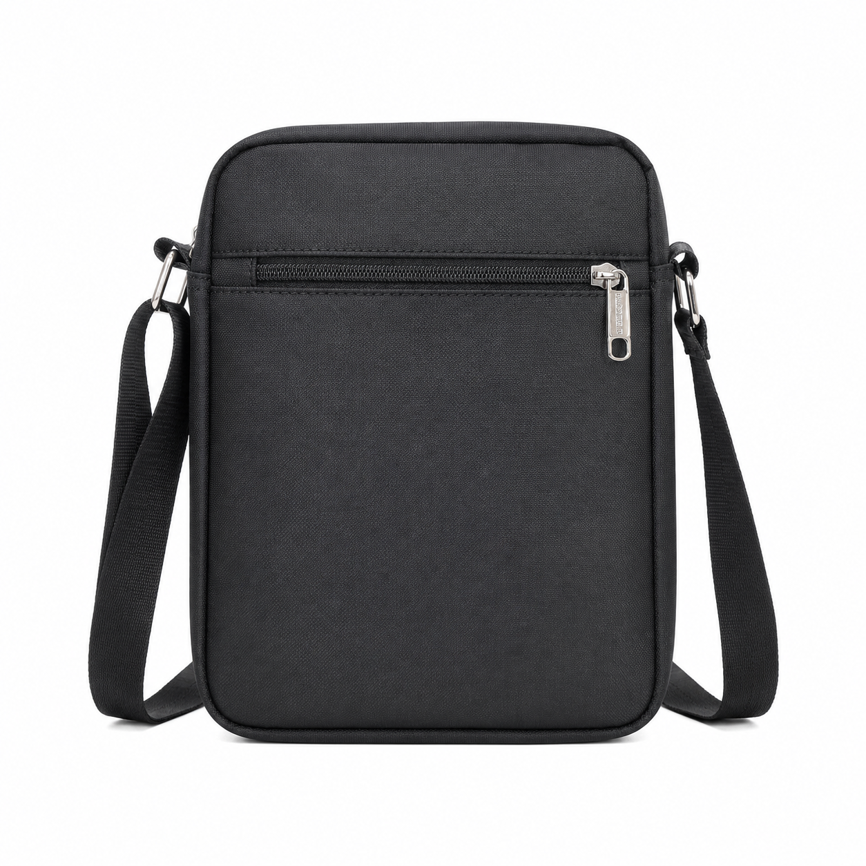Classic Black Crossbody Messenger Bag