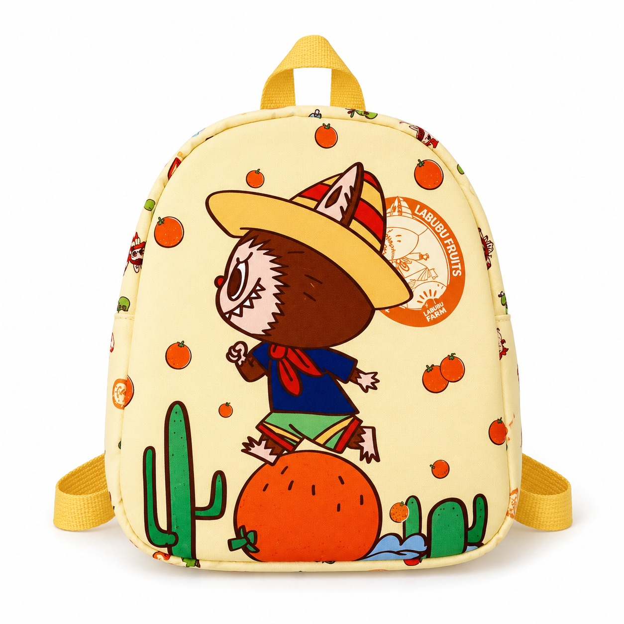 Labubu Fruits Mini Backpack – Sunny Orange Edition
