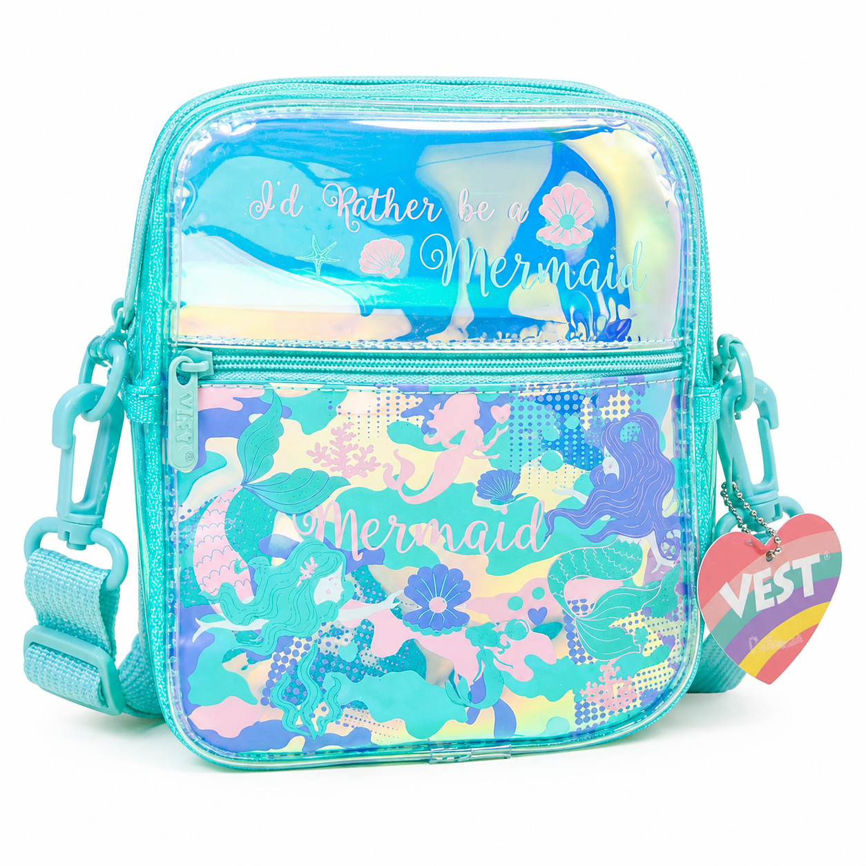 Mermaid Dreams Holographic Crossbody Bag 🧜‍♀️✨