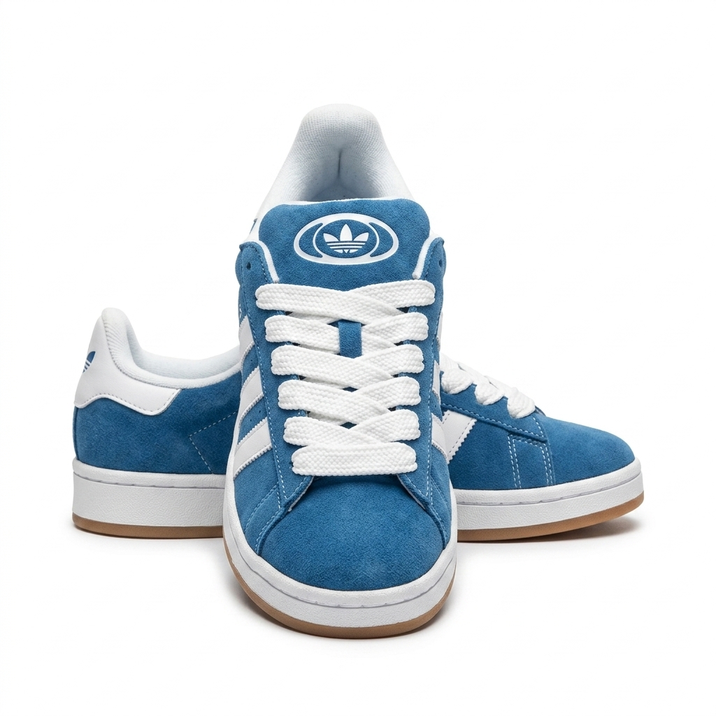 Adidas Campus 00s "Blue/White" Suede Sneakers