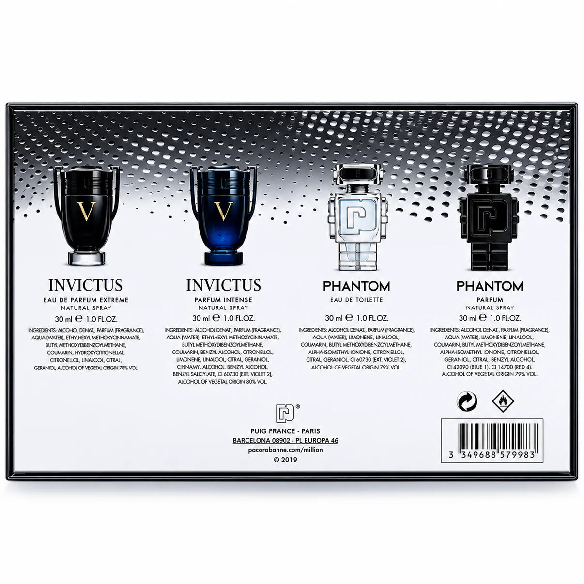 Paco Rabanne Set ( 30 ml x 4 )