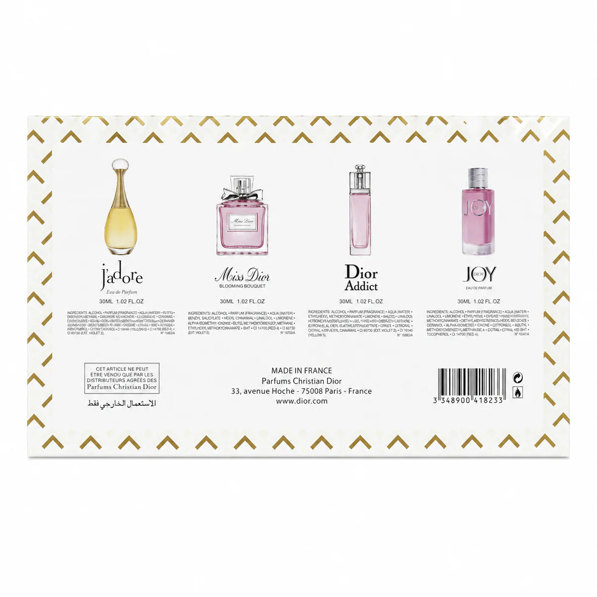 Dior Women Set ( 30 ml x 4 )