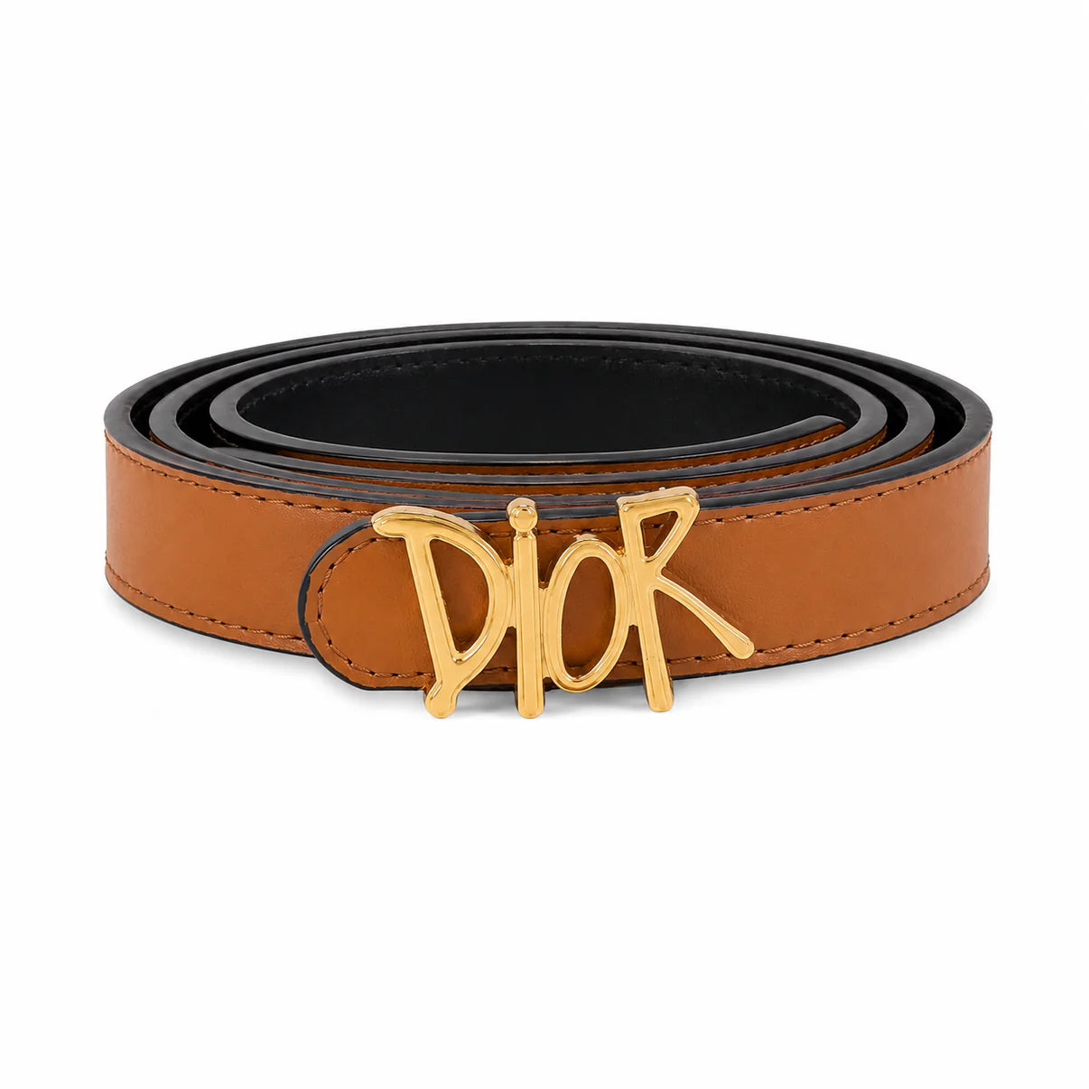 Christian Dior smooth calfskin belt