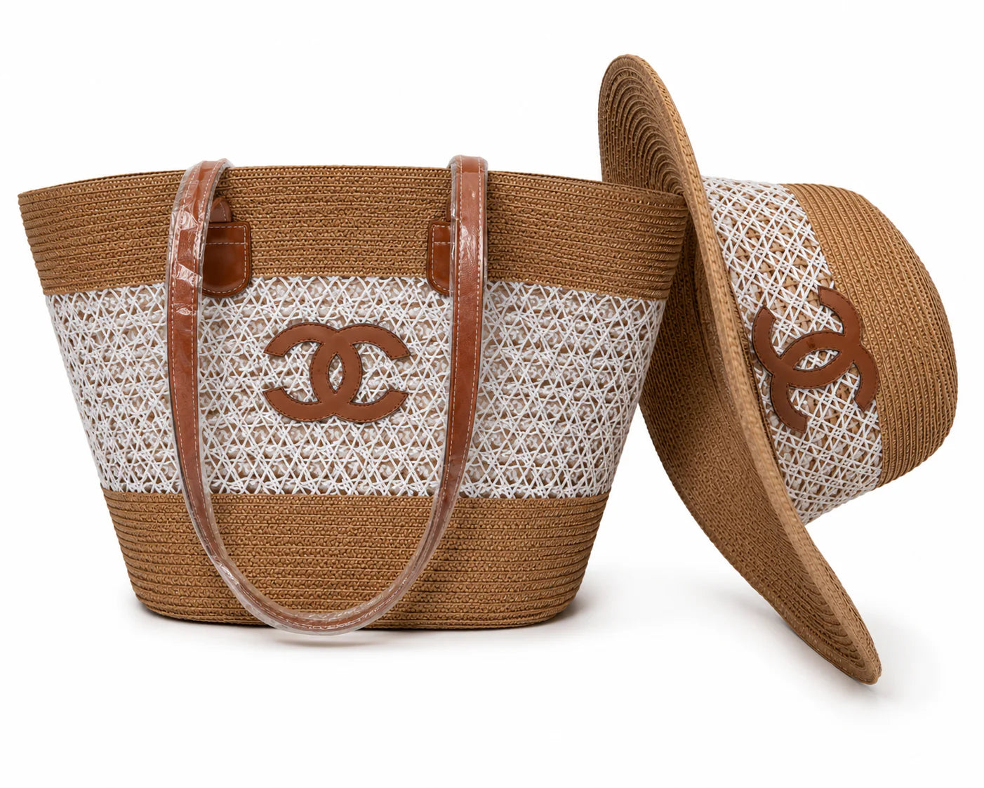 Chanel hbasket bags and matching hats