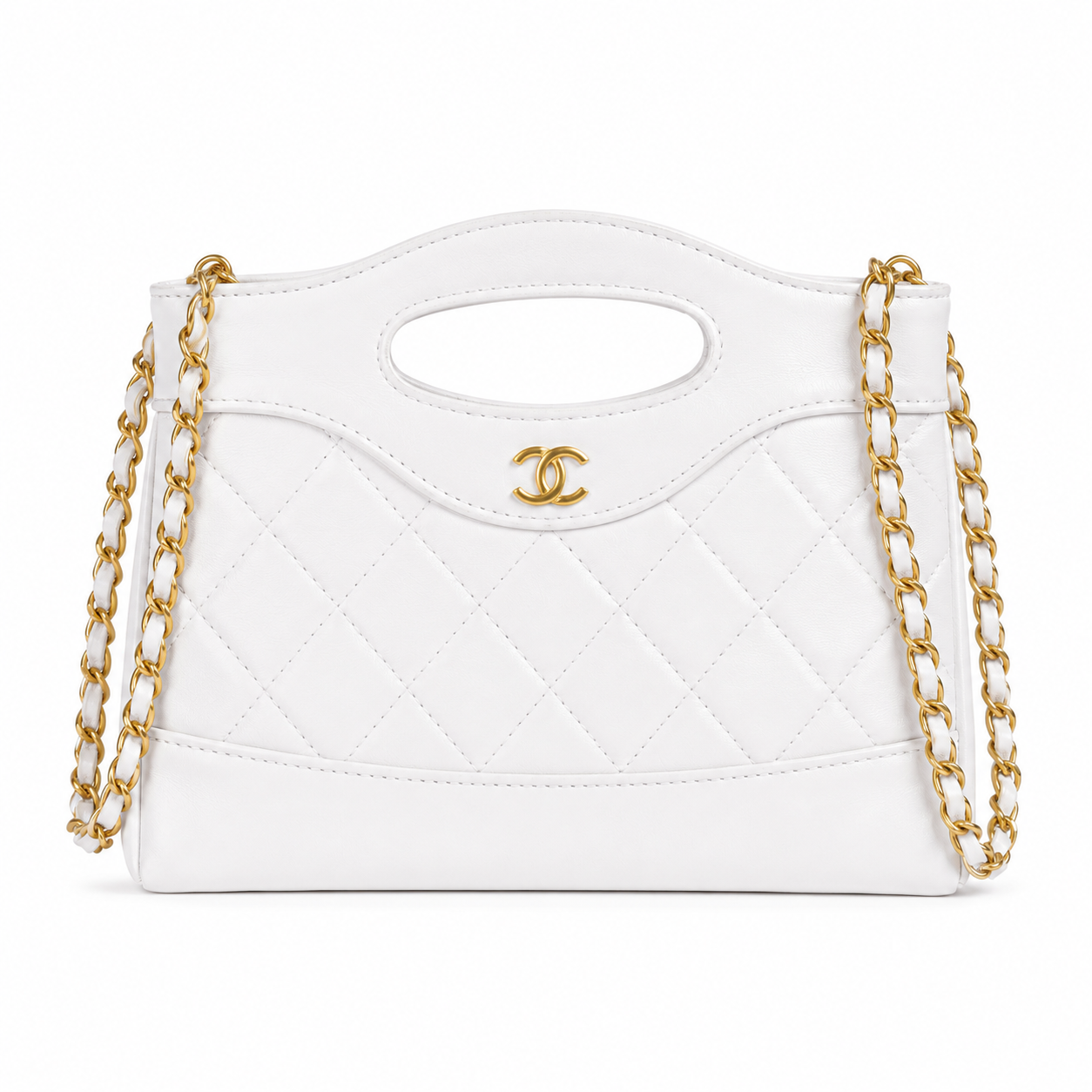 Chanel Shiny Crumpled Calfskin Quilted 31 Shopping