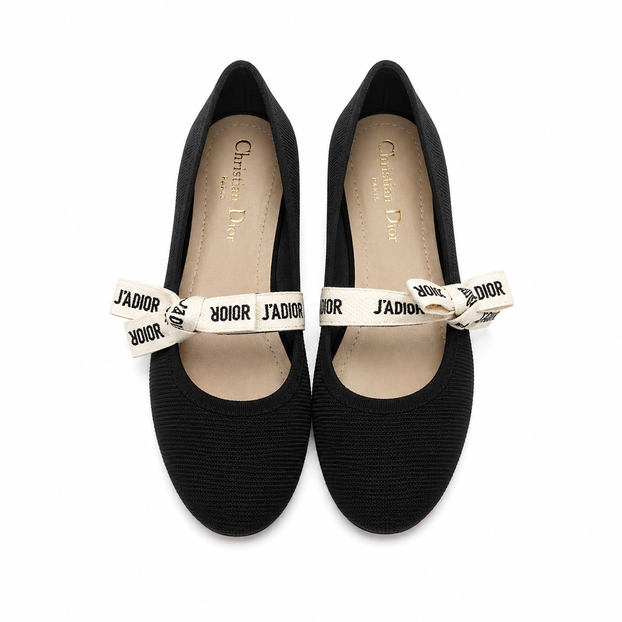 DIOR MISS J'ADIOR BALLET FLAT BLACK