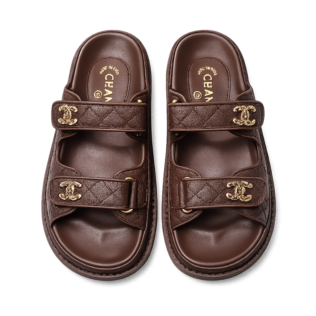 Chanel summer slipper