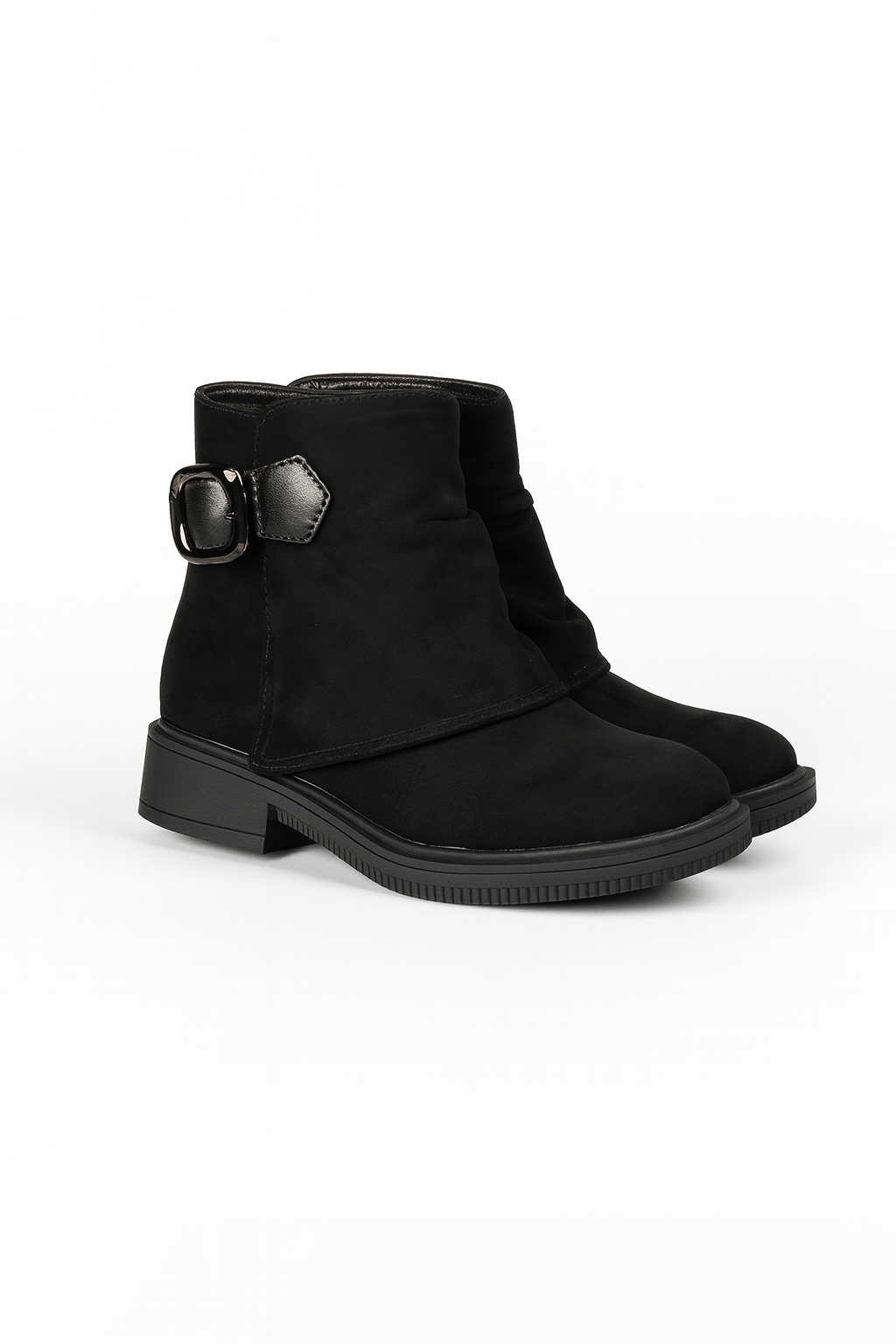 Step into luxury with these sleek black