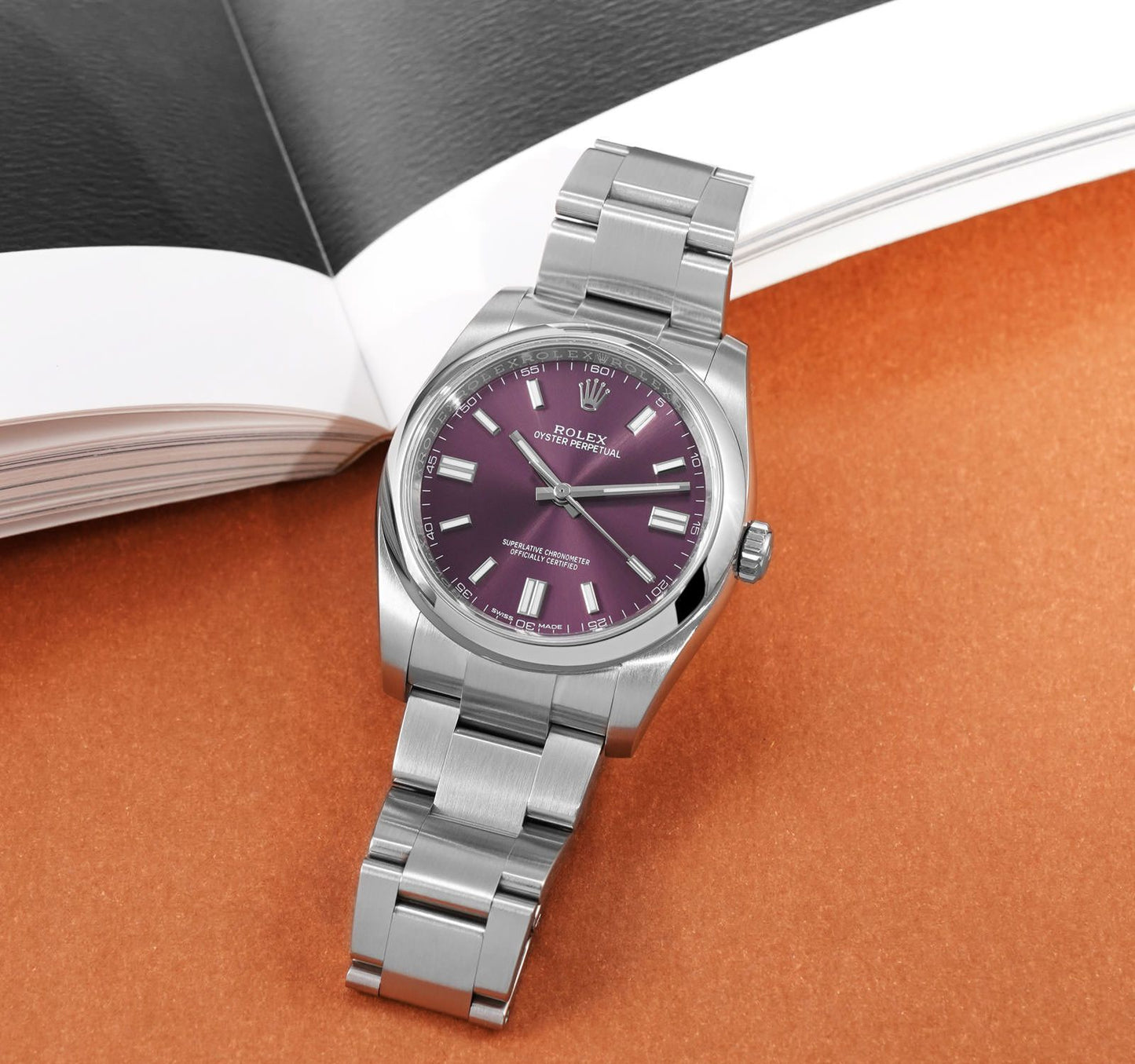 Rolex
OYSTER PERPETUAL RARE GRAPE DIAL