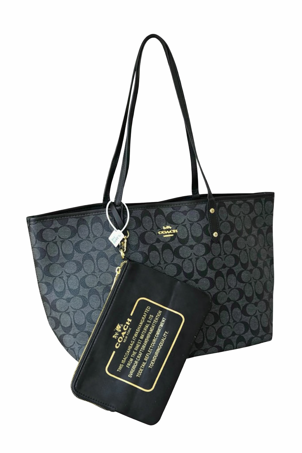 Coach City Tote Bag In Signature Canvas