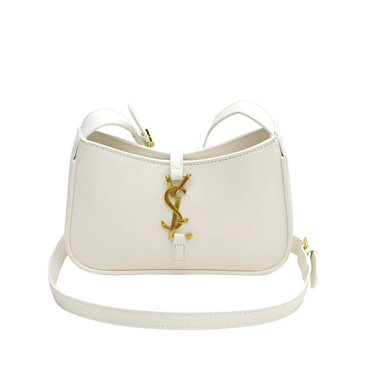Yves Saint Laurent Leather Shoulder Bag | White