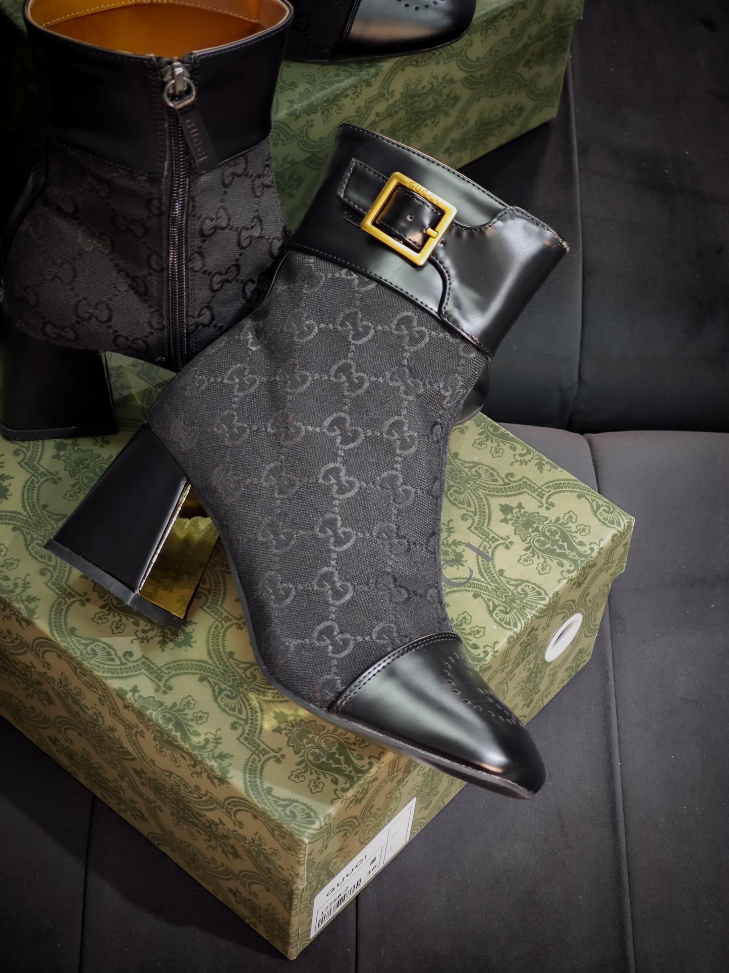 Monogram Cordovan Lux GG Ankle