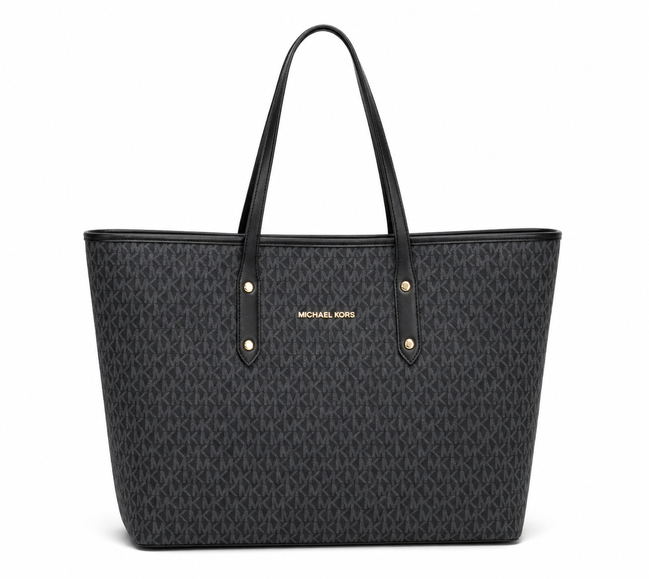 MICHAEL Michael Kors Jet Set de viaje grande MK Signature con bolsa - Vainilla