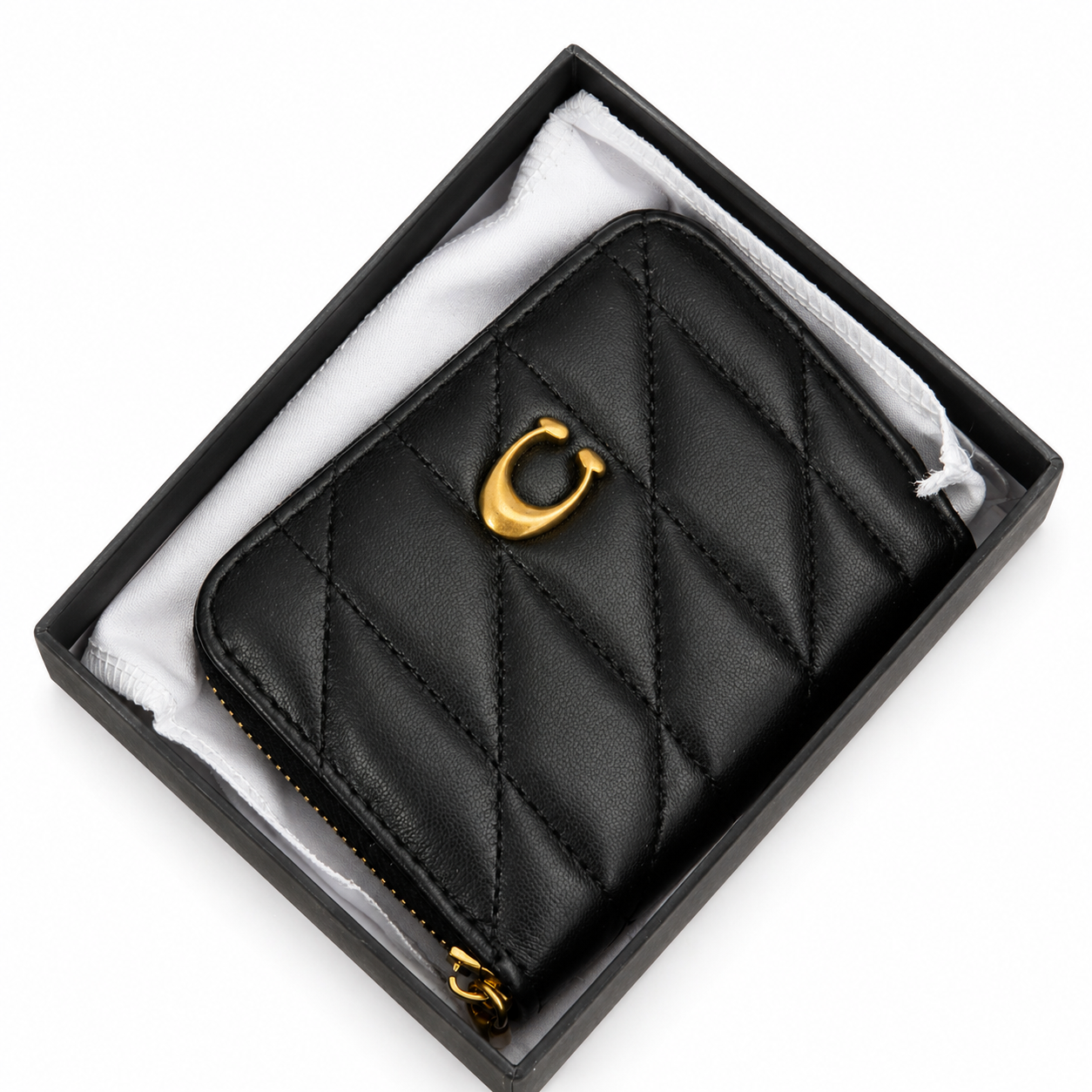 Inspired Black Mini Wallet