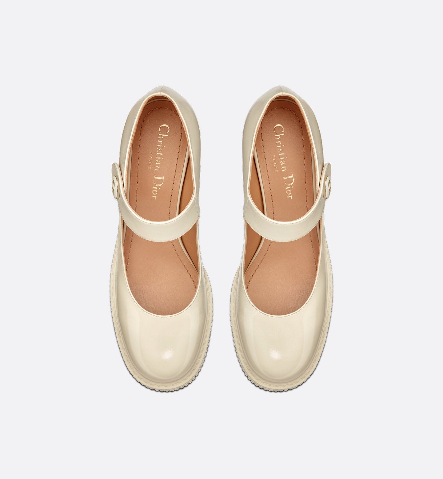 D-Doll Pump
White Shiny Calfskin