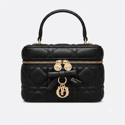 Dior Mini Vanity Soupir Pink Cannage Lambskin