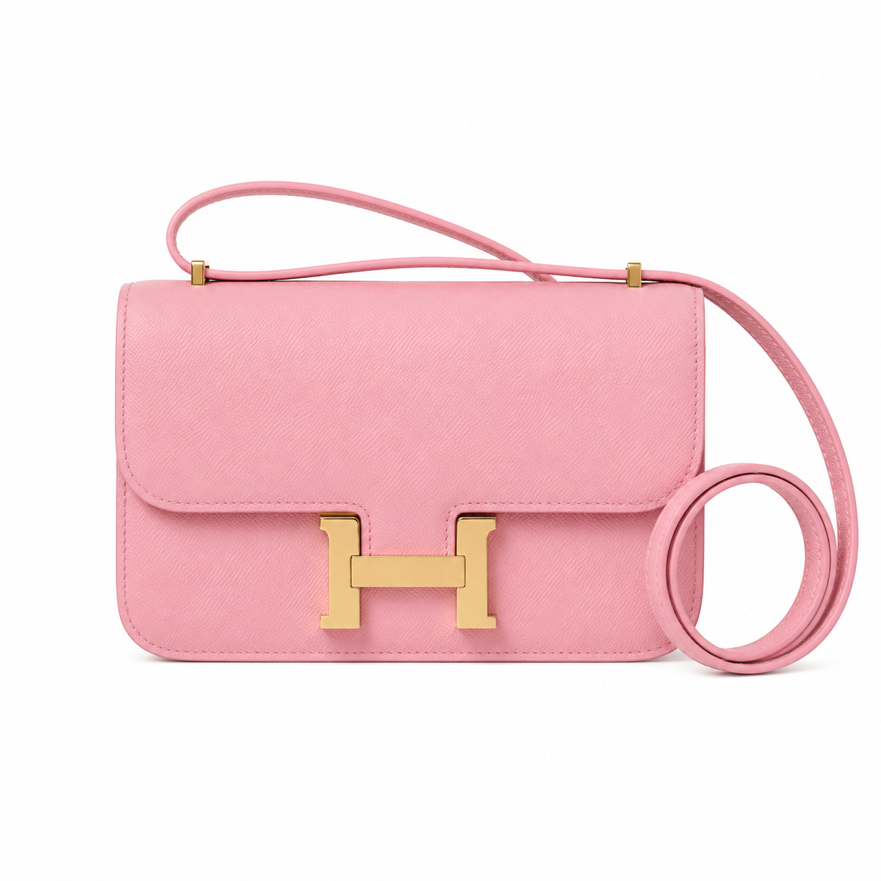 Hermès Constance 24 Mauve Sylvestre Epsom Rose Gold Hardware