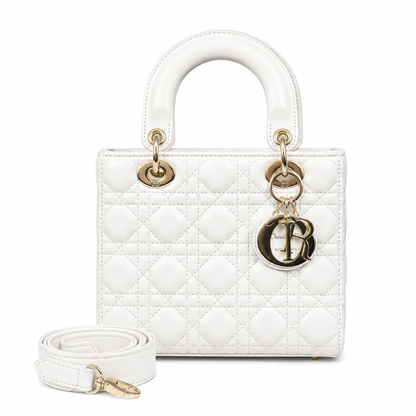 Christian Dior Lambskin Cannage Small My ABCDior Lady Dior