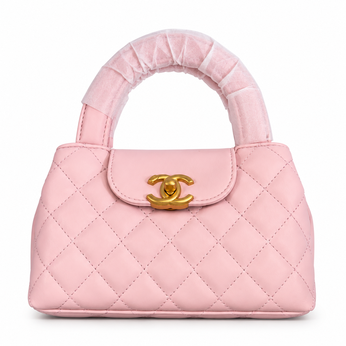 Chanel Black Quilted Calfskin Leather Nano Kelly Shopper Bag