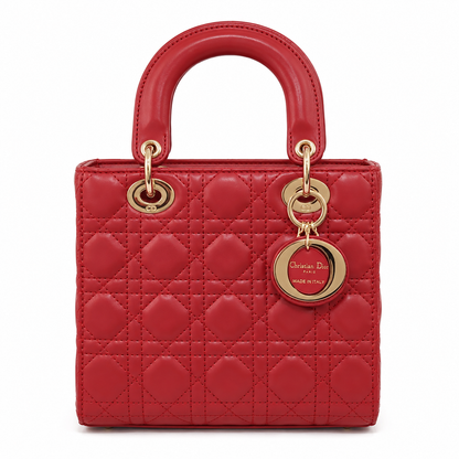 Christian Dior Lambskin Cannage Small My ABCDior Lady Dior