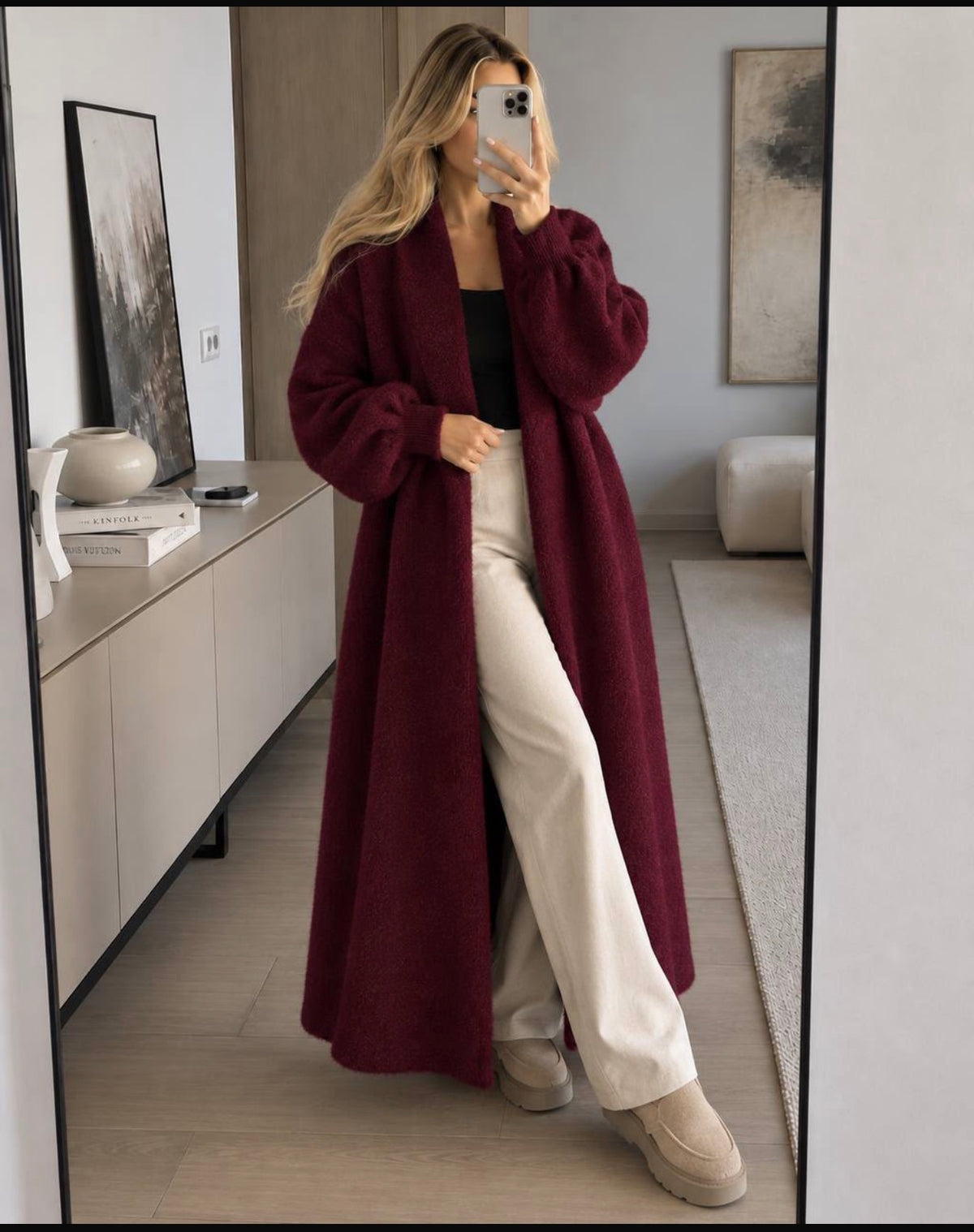 Longline Knit Cardigan