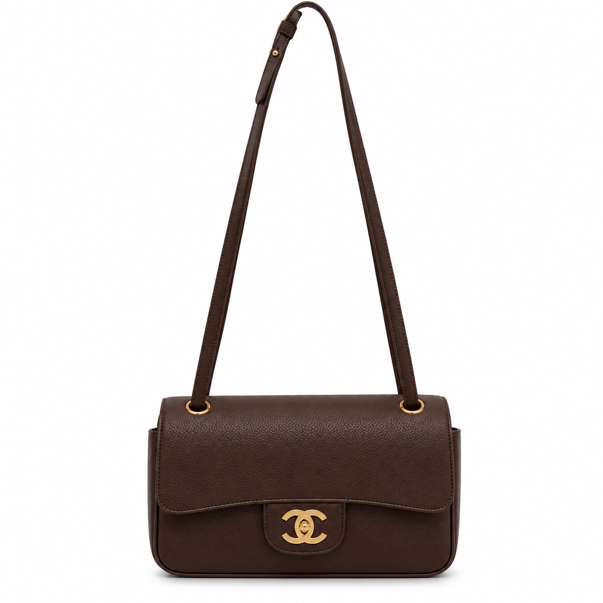 Grained Calfskin Small Souplissimo