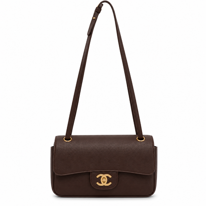 Grained Calfskin Small Souplissimo