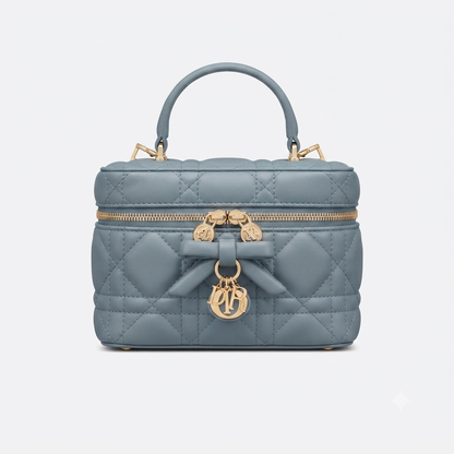 Dior Mini Vanity Soupir Pink Cannage Lambskin