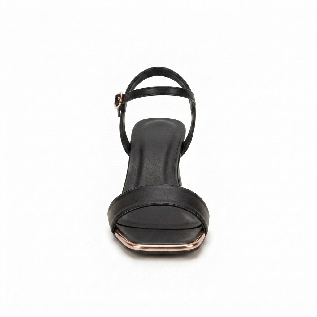 Elegant  Square Toe Heeled Sandals