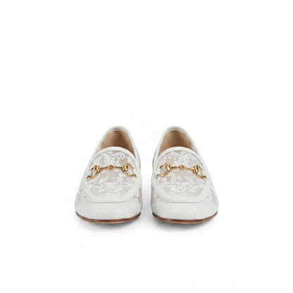 Elegant Paisley Horsebit Loafers
