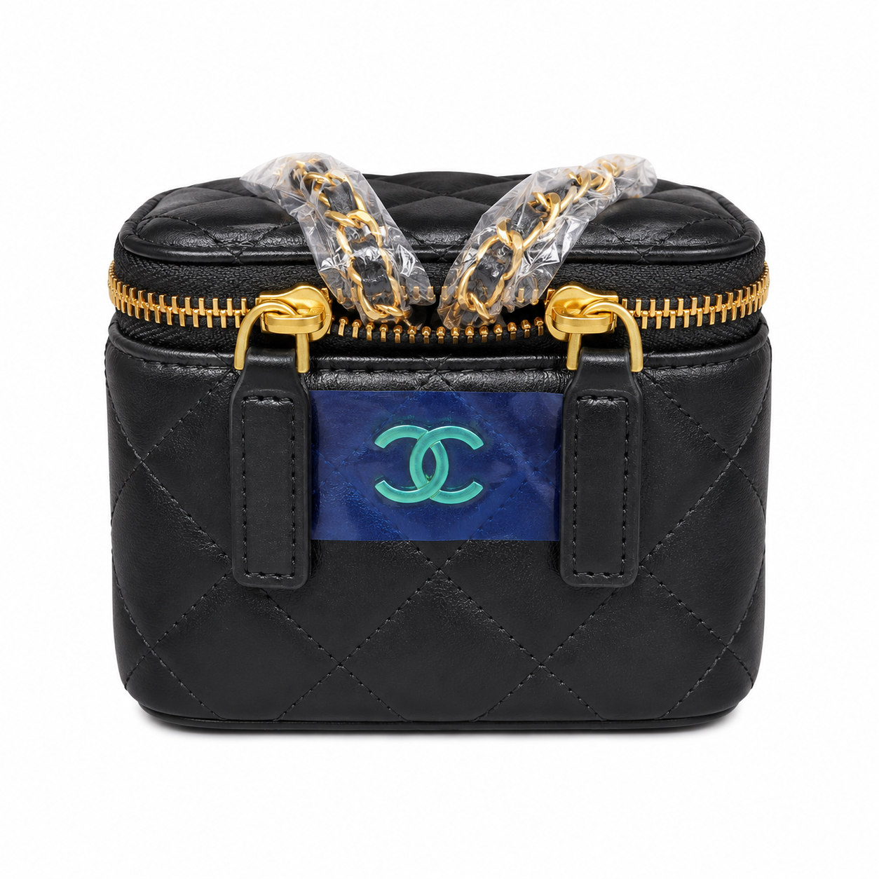 Chanel Pearl Crush Vanity Bag Brown in Lambskin