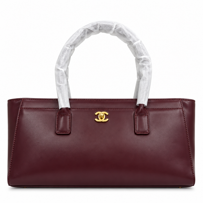 CHANEL LARGE BLACK SHOPPING TOTE BAG