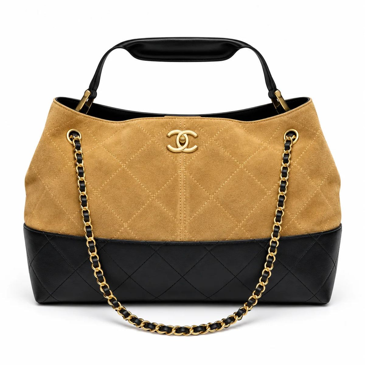 Chanel Suede Calfskin and Shiny