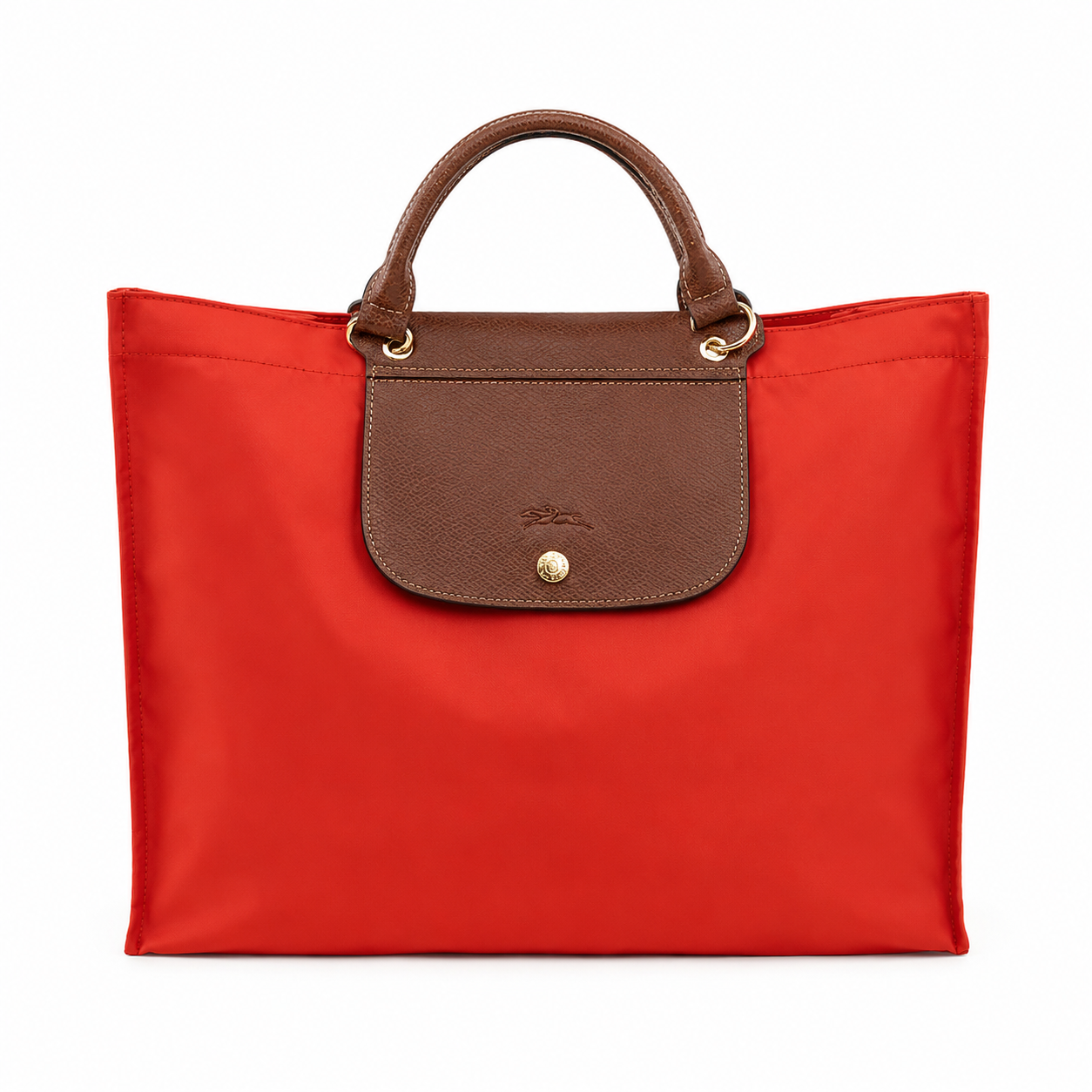 Longchamp Women's Red Cabas L Tote Bag