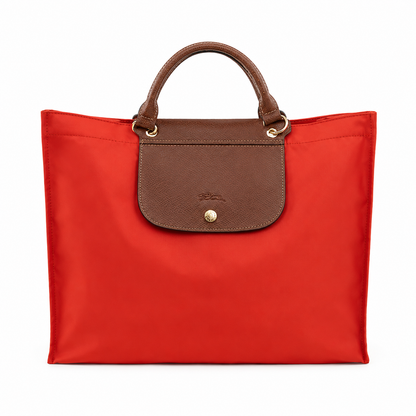 Longchamp Women's Red Cabas L Tote Bag
