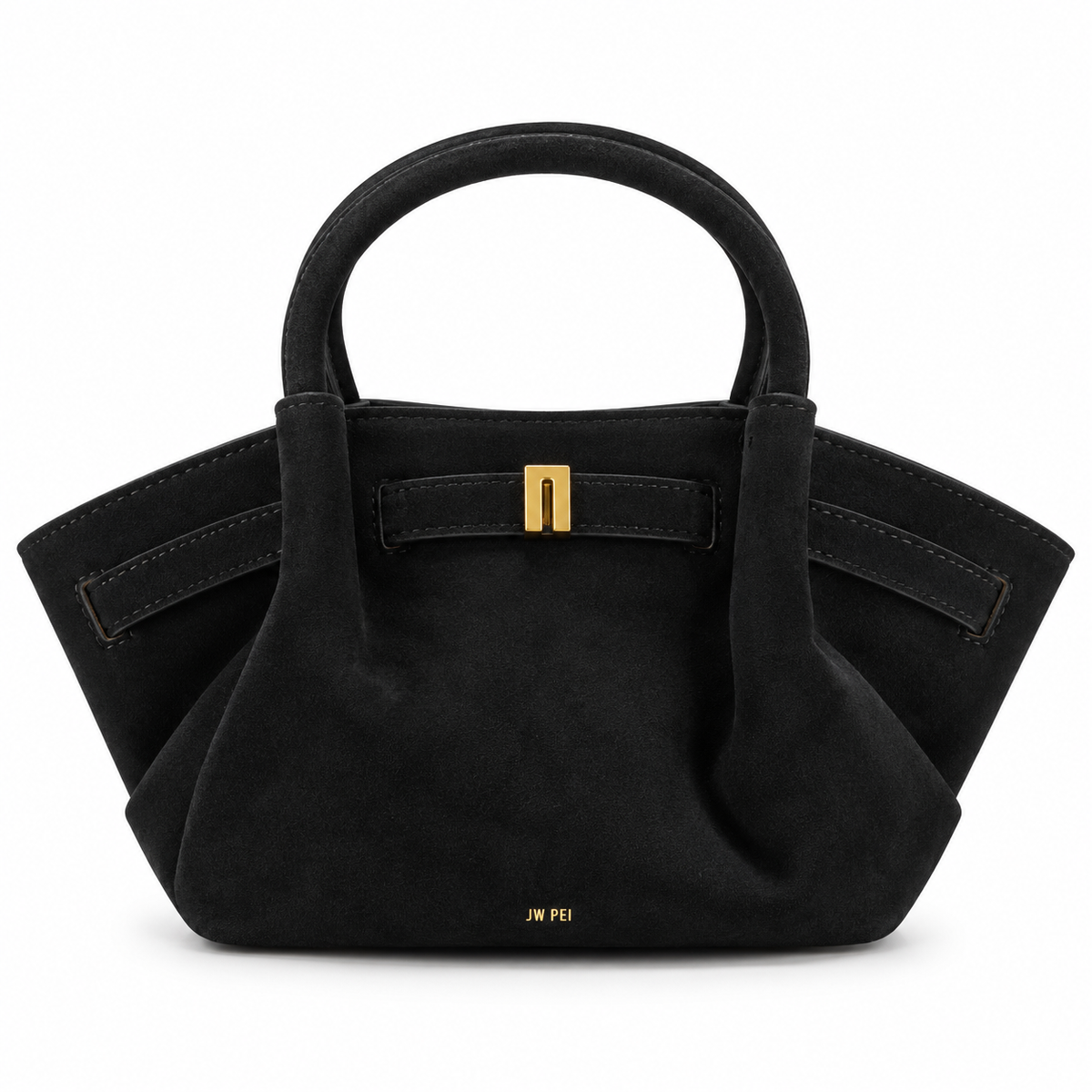 JWPEI Women's Black Hana Slouchy Mini Tote BAG
