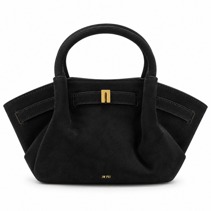 JWPEI Women's Black Hana Slouchy Mini Tote BAG