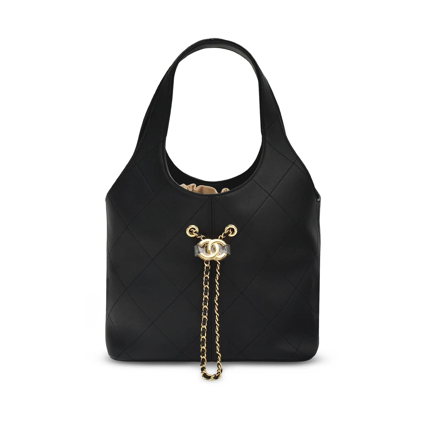 Chanel hobo bucket tote bag