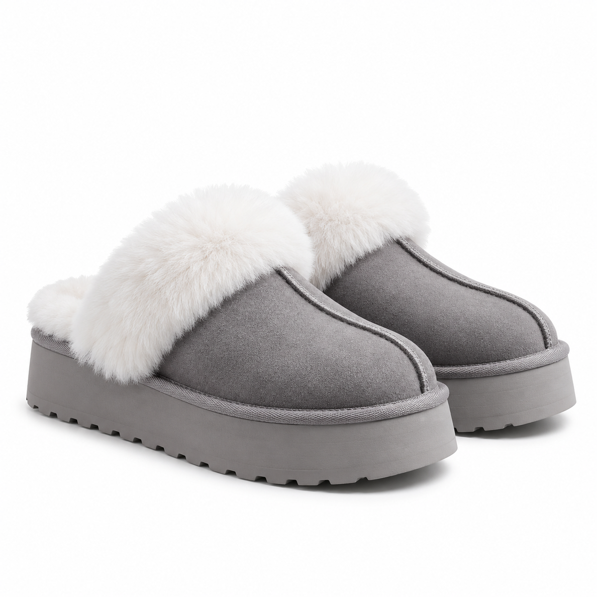Ugg Faux Fur Platform Mules
