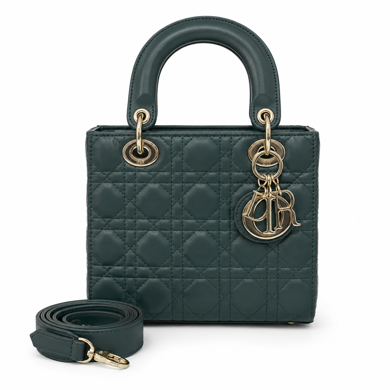 Christian Dior Lambskin Cannage Small My ABCDior Lady Dior