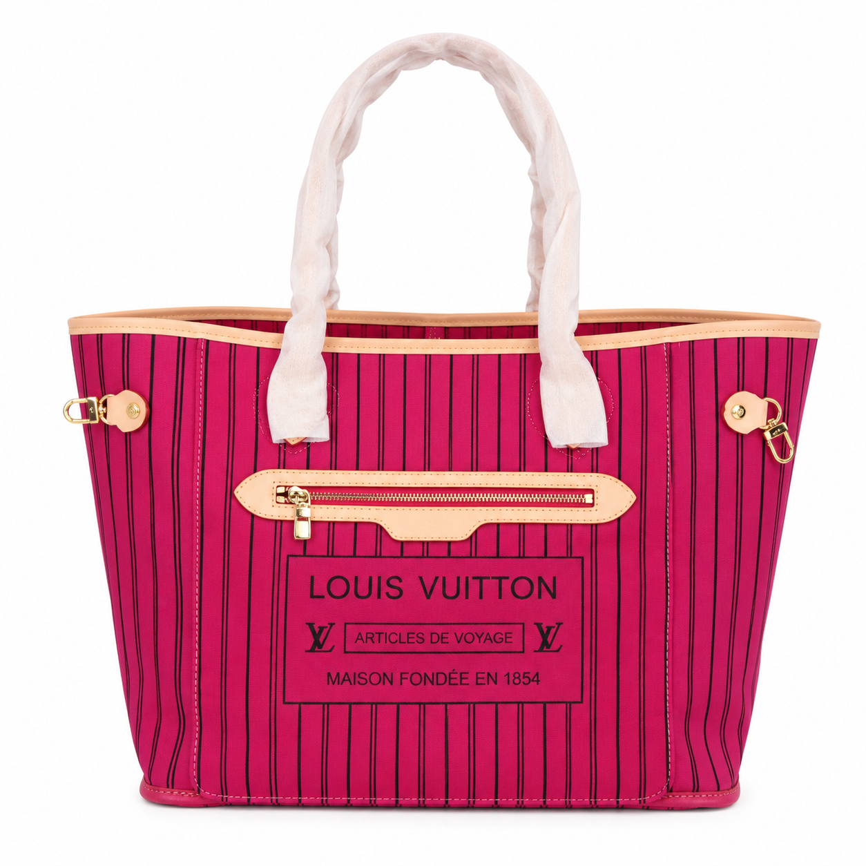 L.V Neverfull Bandoulière Inside